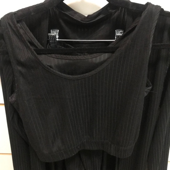 🌺Stylish, soft  3 piece suit with pants, shorty top and long jacket🌺 - Picture 2 of 7